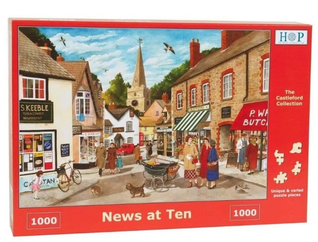 House of Puzzles 1000 Pieces* - News At Ten - 1000 Piece Jigsaw Puzzle