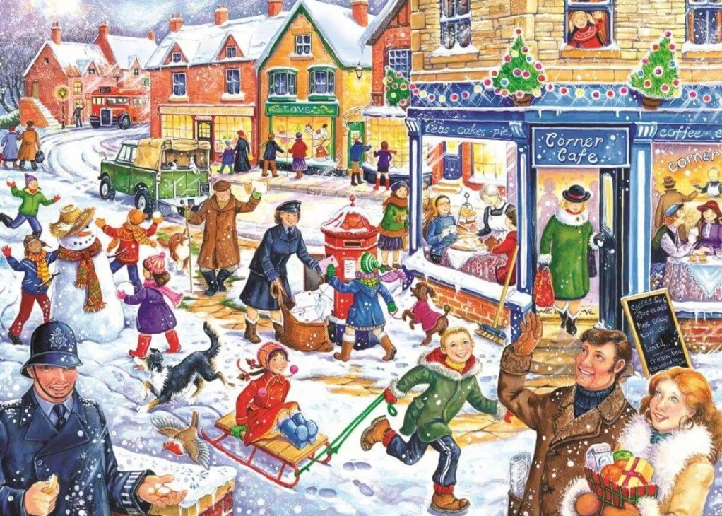 House of Puzzles Extra Large Pieces* - Out In The Snow - 250Xl Piece Jigsaw Puzzle