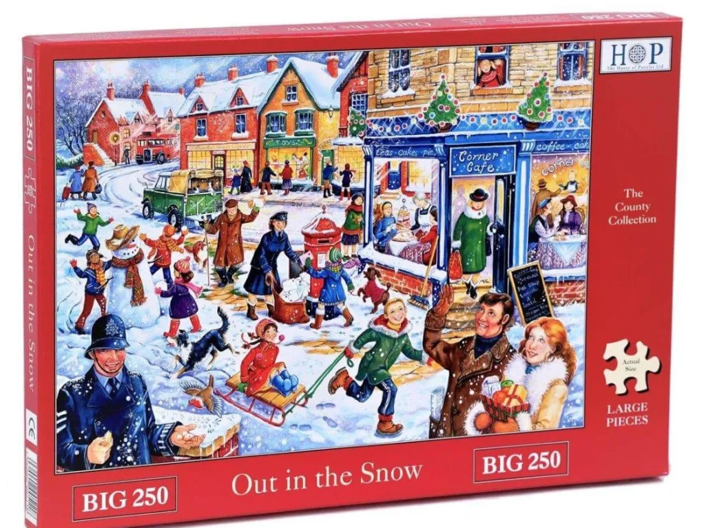House of Puzzles Extra Large Pieces* - Out In The Snow - 250Xl Piece Jigsaw Puzzle