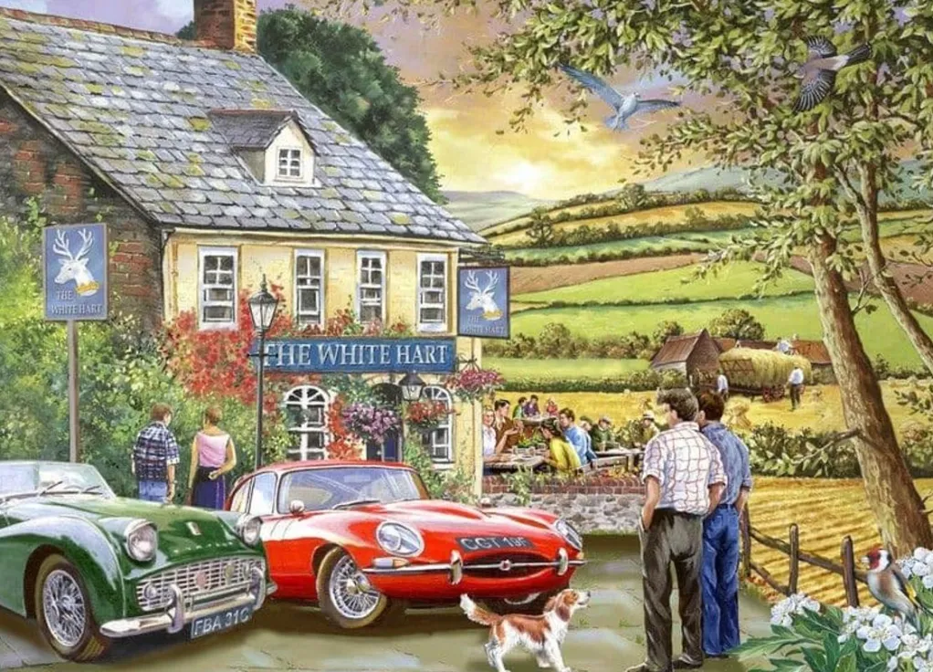 House of Puzzles 1000 Pieces* - Pleasant Evening - 1000 Piece Jigsaw Puzzle