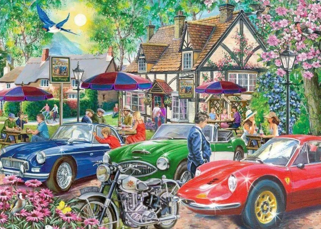 House of Puzzles Extra Large Pieces* - Plough Inn - 500Xl Piece Jigsaw Puzzle
