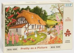 House of Puzzles Extra Large Pieces* - Pretty As A Picture - 500Xl Piece Jigsaw Puzzle