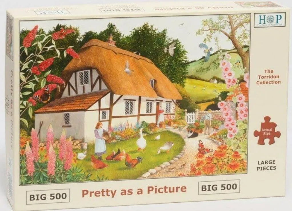 House of Puzzles Extra Large Pieces* - Pretty As A Picture - 500Xl Piece Jigsaw Puzzle