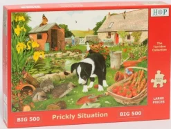 House of Puzzles Extra Large Pieces* - Prickly Situation - 500Xl Piece Jigsaw Puzzle