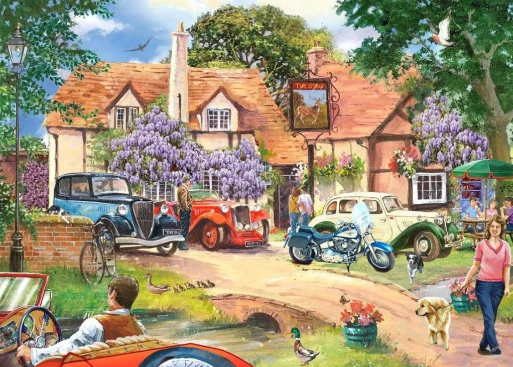 House of Puzzles Extra Large Pieces* - Pub Lunch - 250Xl Piece Jigsaw Puzzle