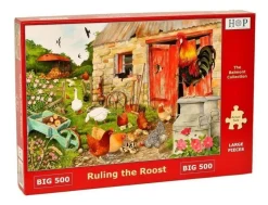 House of Puzzles Extra Large Pieces* - Ruling The Roost - 500Xl Piece Jigsaw Puzzle