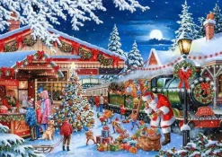 House of Puzzles 1000 Pieces* - Santa'S Express No 18 - 1000 Piece Jigsaw Puzzle
