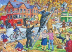 House of Puzzles Extra Large Pieces* - Saving Miss Kitty - 250Xl Piece Jigsaw Puzzle