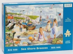 House of Puzzles Extra Large Pieces* - Sea Shore Breezes - 500Xl Piece Jigsaw Puzzle