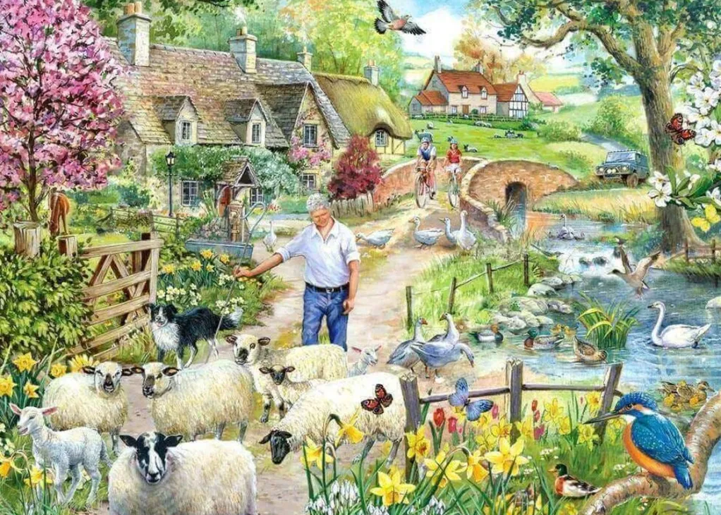 House of Puzzles 1000 Pieces* - Shepherd'S Lane - 1000 Piece Jigsaw Puzzle