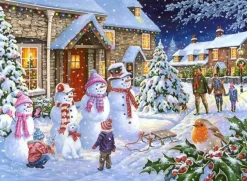 House of Puzzles 1000 Pieces* - Snow Family - 1000 Piece Jigsaw Puzzle