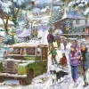 House of Puzzles Extra Large Pieces* - Snow On Snow - 500Xl Piece Jigsaw Puzzle