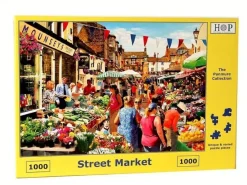 House of Puzzles 1000 Pieces* - Street Market - 1000 Piece Jigsaw Puzzle