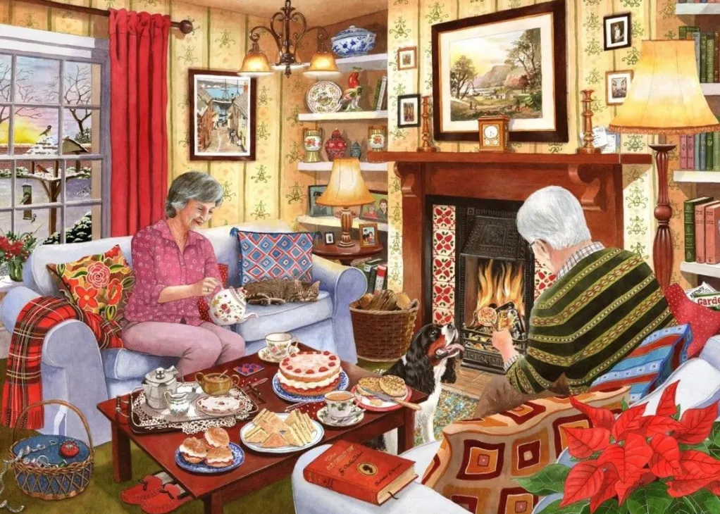 House of Puzzles 1000 Pieces* - Tea For Two - 1000 Piece Jigsaw Puzzle