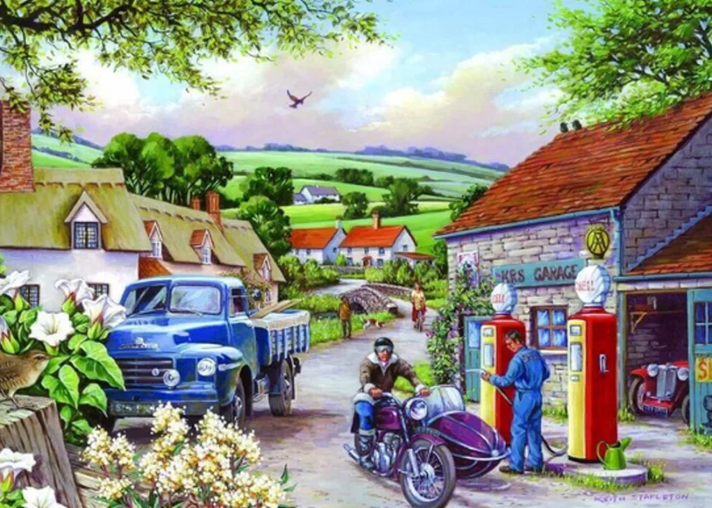 House of Puzzles Extra Large Pieces* - Topping Up - 500Xl Piece Jigsaw Puzzle