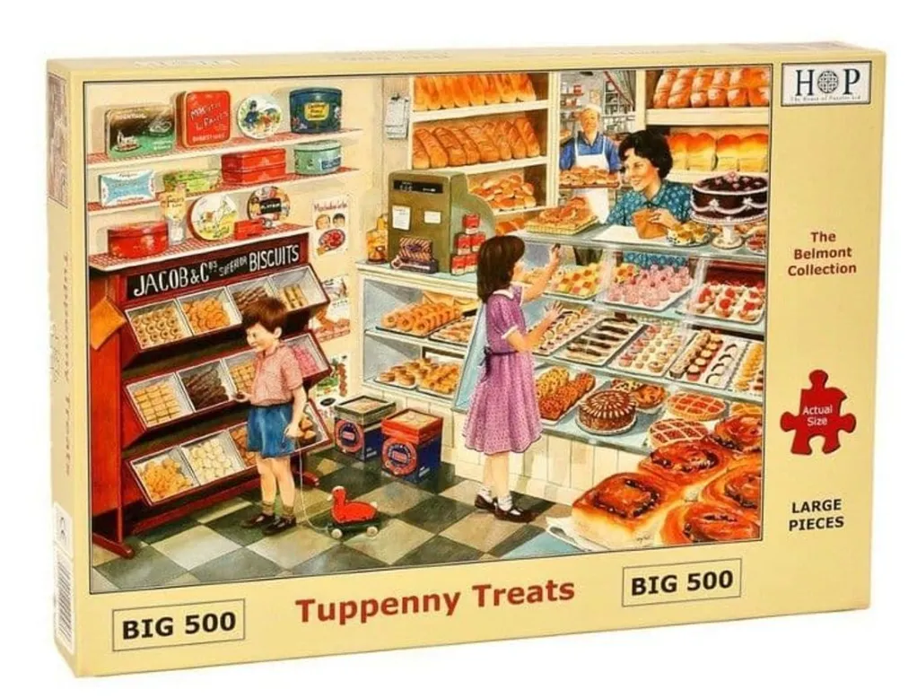 House of Puzzles Extra Large Pieces* - Tuppenny Treats - 500Xl Piece Jigsaw Puzzle
