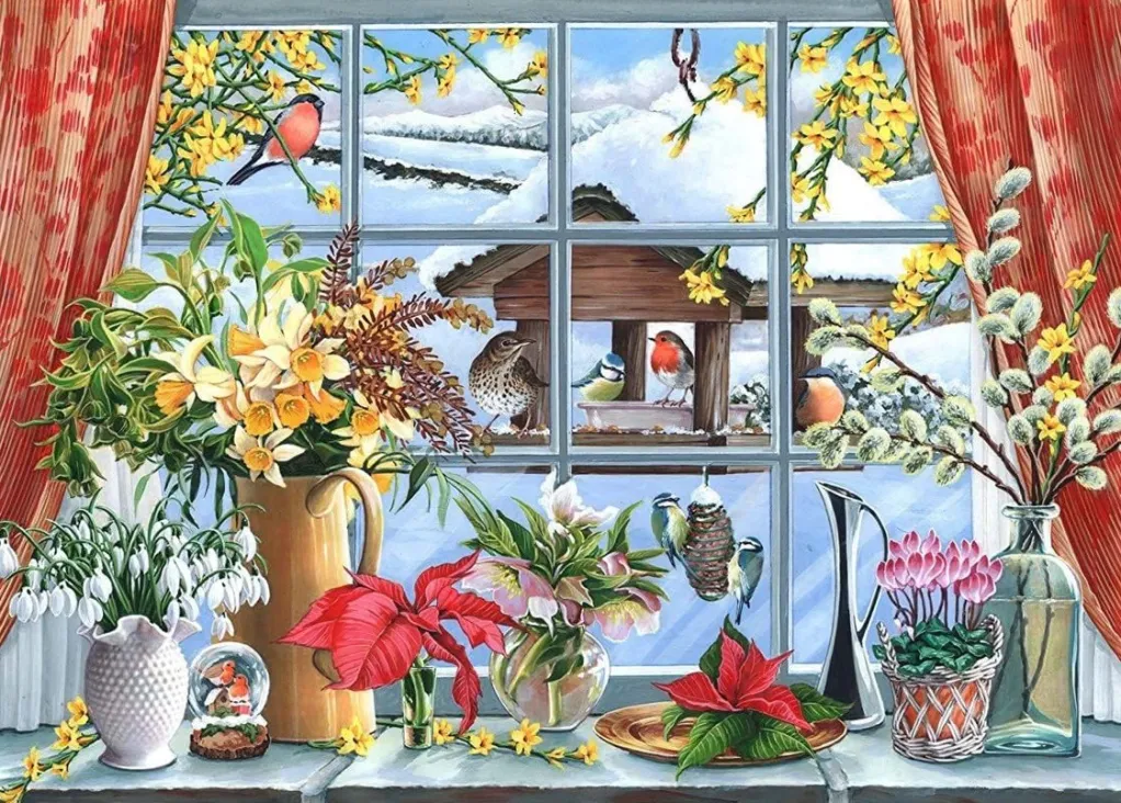 House of Puzzles 500 Pieces* - Watch The Birdies - 500 Piece Jigsaw Puzzle