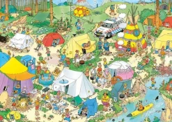 Jumbo 1000 Pieces*Jan Van Haasteren - Camping In The Forest - 1000 Piece Jigsaw Puzzle