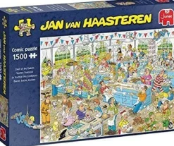Jumbo 1500 Pieces*Jan Van Haasteren - Clash Of The Bakers - 1500 Piece Jigsaw Puzzle