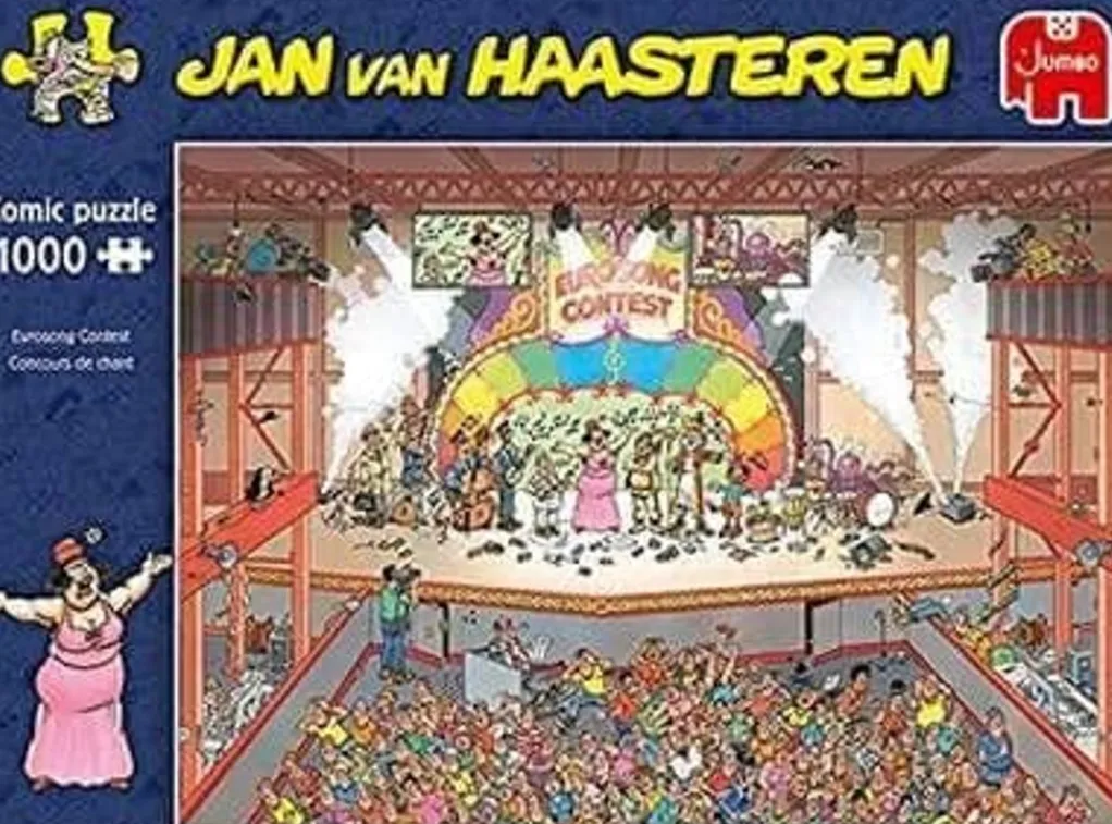 Jumbo 1000 Pieces*Jan Van Haasteren - Eurosong Contest - 1000 Piece Jigsaw Puzzle