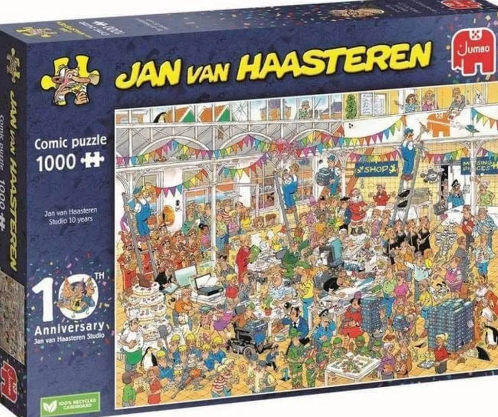 Jumbo 1000 Pieces*Jan Van Haasteren - Jvh 10Th Anniversary Of Jvh Studio - 1000 Piece Jigsaw Puzzle
