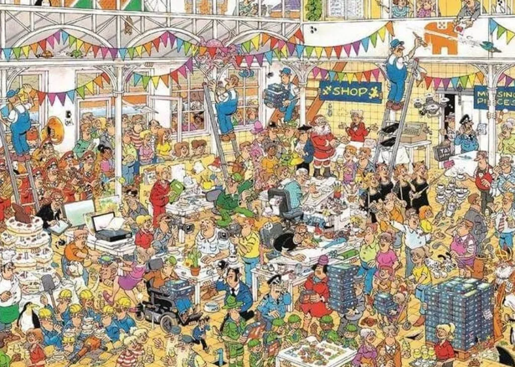 Jumbo 1000 Pieces*Jan Van Haasteren - Jvh 10Th Anniversary Of Jvh Studio - 1000 Piece Jigsaw Puzzle