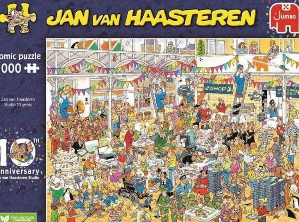 Jumbo 1000 Pieces*Jan Van Haasteren - Jvh 10Th Anniversary Of Jvh Studio - 1000 Piece Jigsaw Puzzle