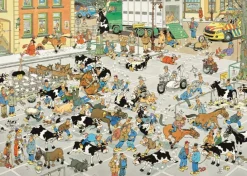 Jumbo 1000 Pieces*Jan Van Haasteren - The Cattle Market - 1000 Piece Jigsaw Puzzle