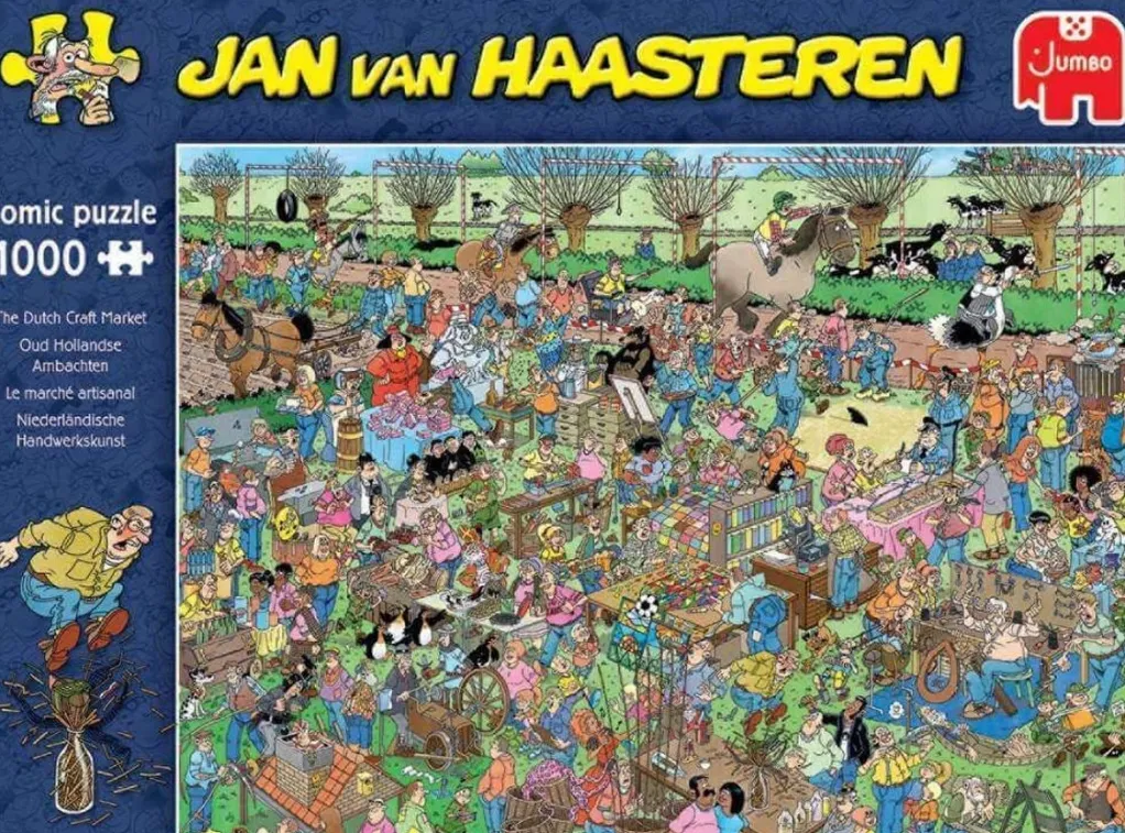 Jumbo 1000 Pieces*Jan Van Haasteren - The Dutch Craft Market - 1000 Piece Jigsaw Puzzle