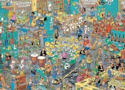 Jumbo 1000 Pieces*Jan Van Haasteren - The Music Shop & Holiday Jitters 2 X 1000 Piece Jigsaw Puzzle