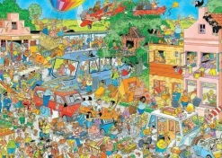 Jumbo 1000 Pieces*Jan Van Haasteren - The Music Shop & Holiday Jitters 2 X 1000 Piece Jigsaw Puzzle