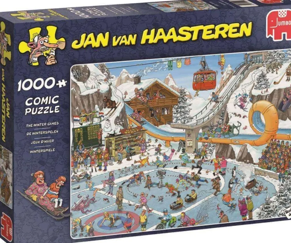 Jumbo 1000 Pieces*Jan Van Haasteren - The Winter Games - 1000 Piece Jigsaw Puzzle