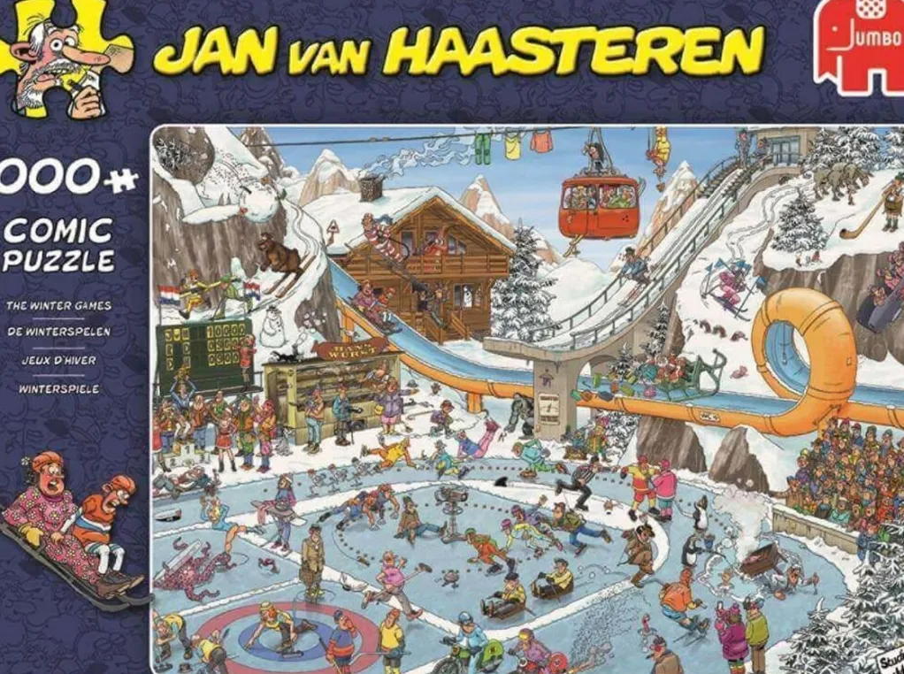 Jumbo 1000 Pieces*Jan Van Haasteren - The Winter Games - 1000 Piece Jigsaw Puzzle