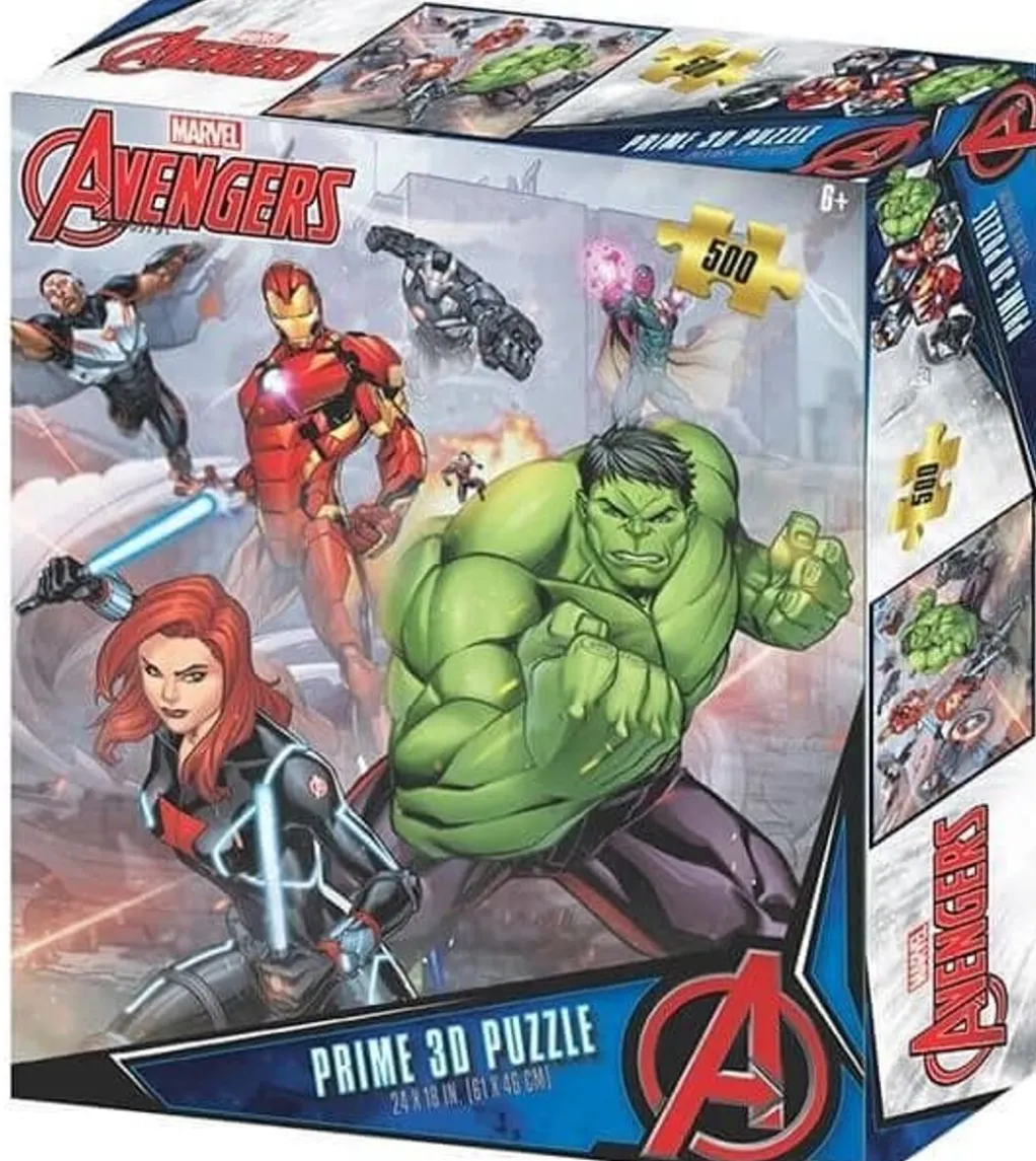 Kidicraft 500 Pieces* - Avengers Assemble 3D - 500 Piece Jigsaw Puzzle