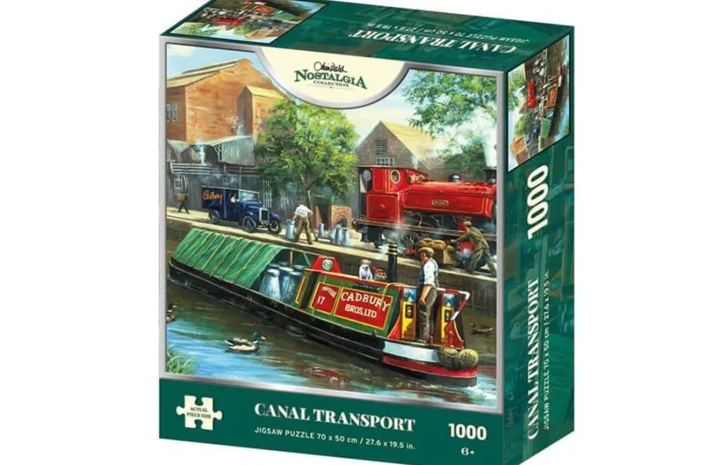 Kidicraft 1000 Pieces* - Canal Transport - 1000 Piece Jigsaw Puzzle