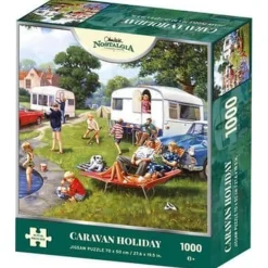 Kidicraft 1000 Pieces* - Caravan Holiday - 1000 Piece Jigsaw Puzzle