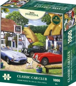 Kidicraft 1000 Pieces* - Classic Car Club - 1000 Piece Jigsaw Puzzle
