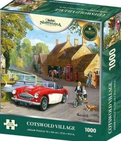 Kidicraft 1000 Pieces* - Cotswold Village - 1000 Piece Jigsaw Puzzle