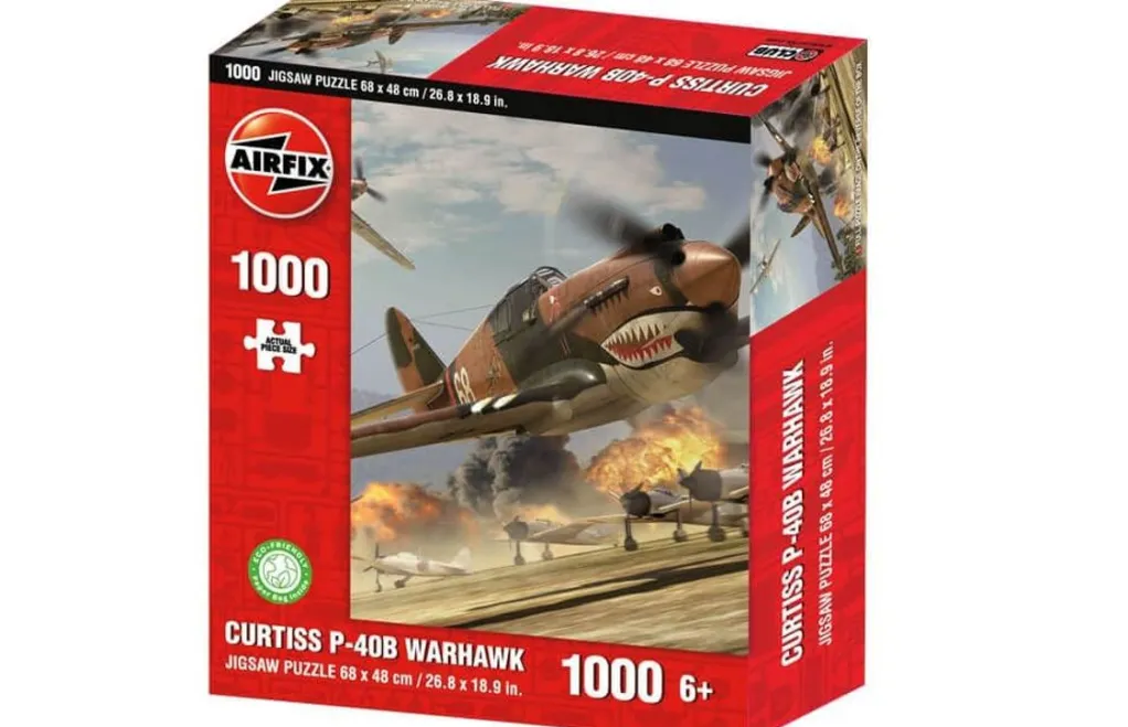Kidicraft 1000 Pieces* - Curtiss P-40B Warhawk - 1000 Piece Jigsaw Puzzle