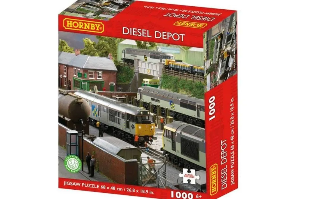 Kidicraft 1000 Pieces* - Diesel Depot - 1000 Piece Jigsaw Puzzle