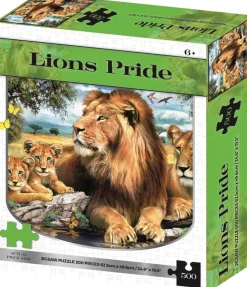 Kidicraft 500 Pieces* - Lions Pride - 500 Piece Jigsaw Puzzle
