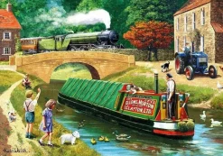 Kidicraft 1000 Pieces* - Rail & Canal - 1000 Piece Jigsaw Puzzle