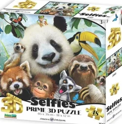 Kidicraft 100 Pieces & Under* - Selfies - Zoo - 48 Piece Jigsaw Puzzle
