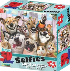 Kidicraft 100 Pieces & Under* - Selfies Pet - 48 Piece Jigsaw Puzzle