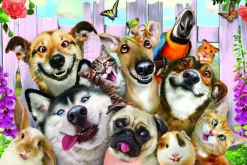 Kidicraft 100 Pieces & Under* - Selfies Pet - 48 Piece Jigsaw Puzzle