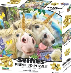 Kidicraft 100 Pieces & Under* - Selfies Unicorn - 48 Piece Jigsaw Puzzle