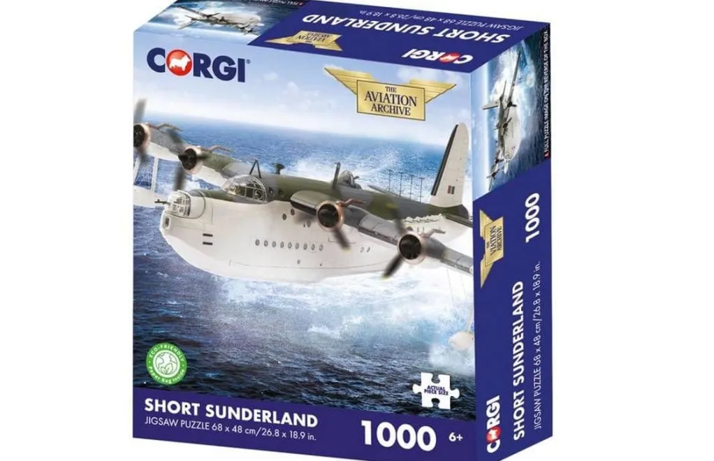 Kidicraft 1000 Pieces* - Short Sunderland - 1000 Piece Jigsaw Puzzle