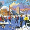 Kidicraft 1000 Pieces* - Skating By The Church - 1000 Piece Jigsaw Puzzle