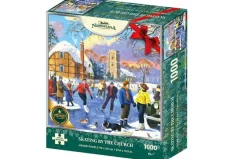 Kidicraft 1000 Pieces* - Skating By The Church - 1000 Piece Jigsaw Puzzle