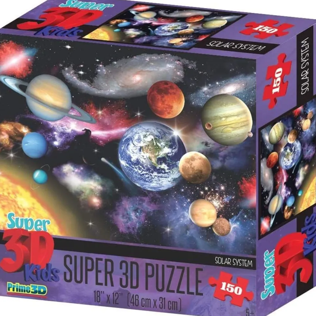 Kidicraft 300 Pieces & Under* - Solar System - 150 Piece Jigsaw Puzzle